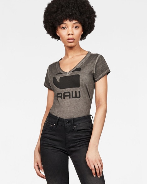 Tåre Sygdom Magtfulde Buy Black Tshirts for Women by G STAR RAW Online | Ajio.com
