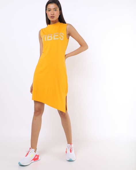 asymmetrical t shirt dress