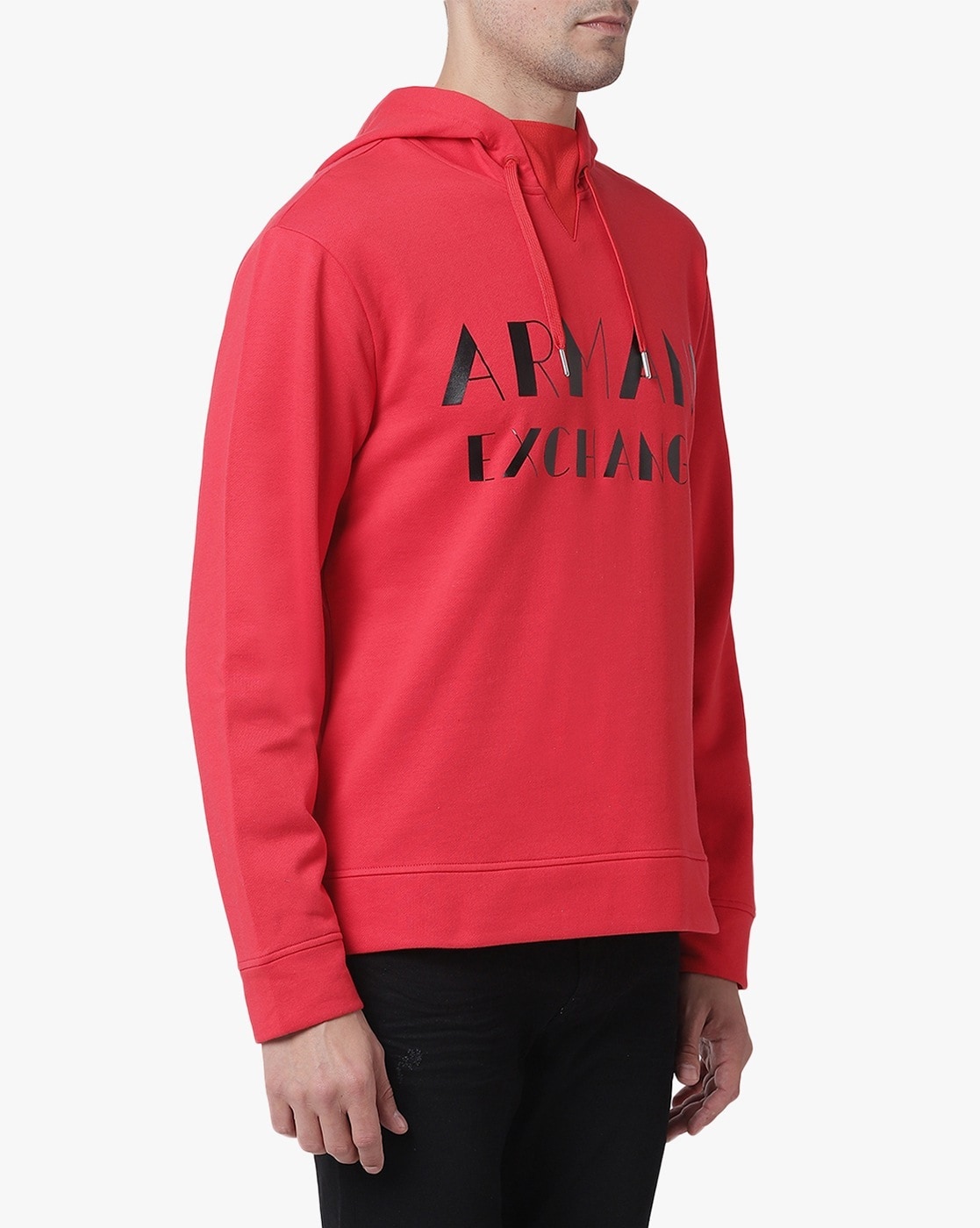 Armani hot sale red hoodie