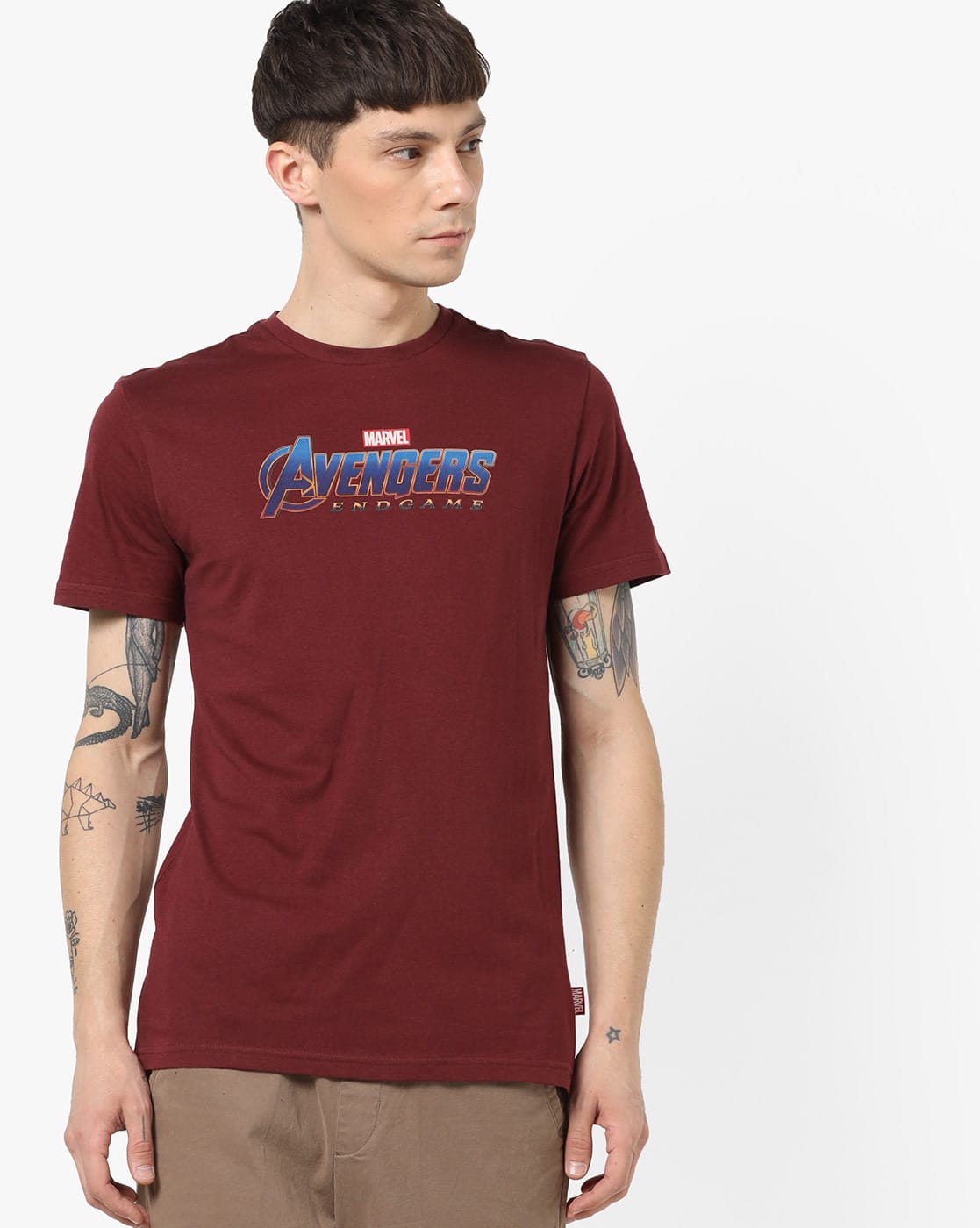 Avengers Endgame Red Avengers Shirt Buy Wine Tshirts For Men By