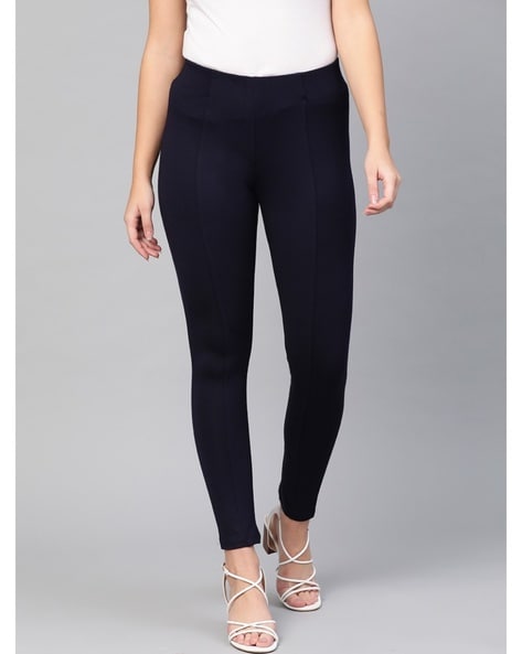 Buy Navy Blue Jeans & Jeggings for Women by Runwayin Online