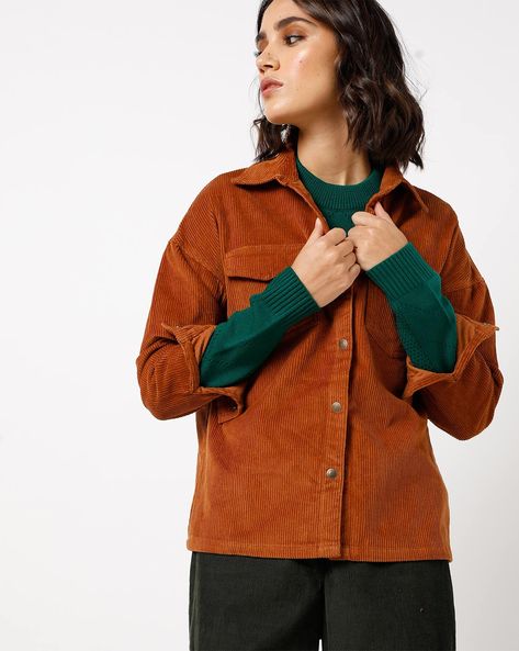 Camel Cord Jacket | New Look