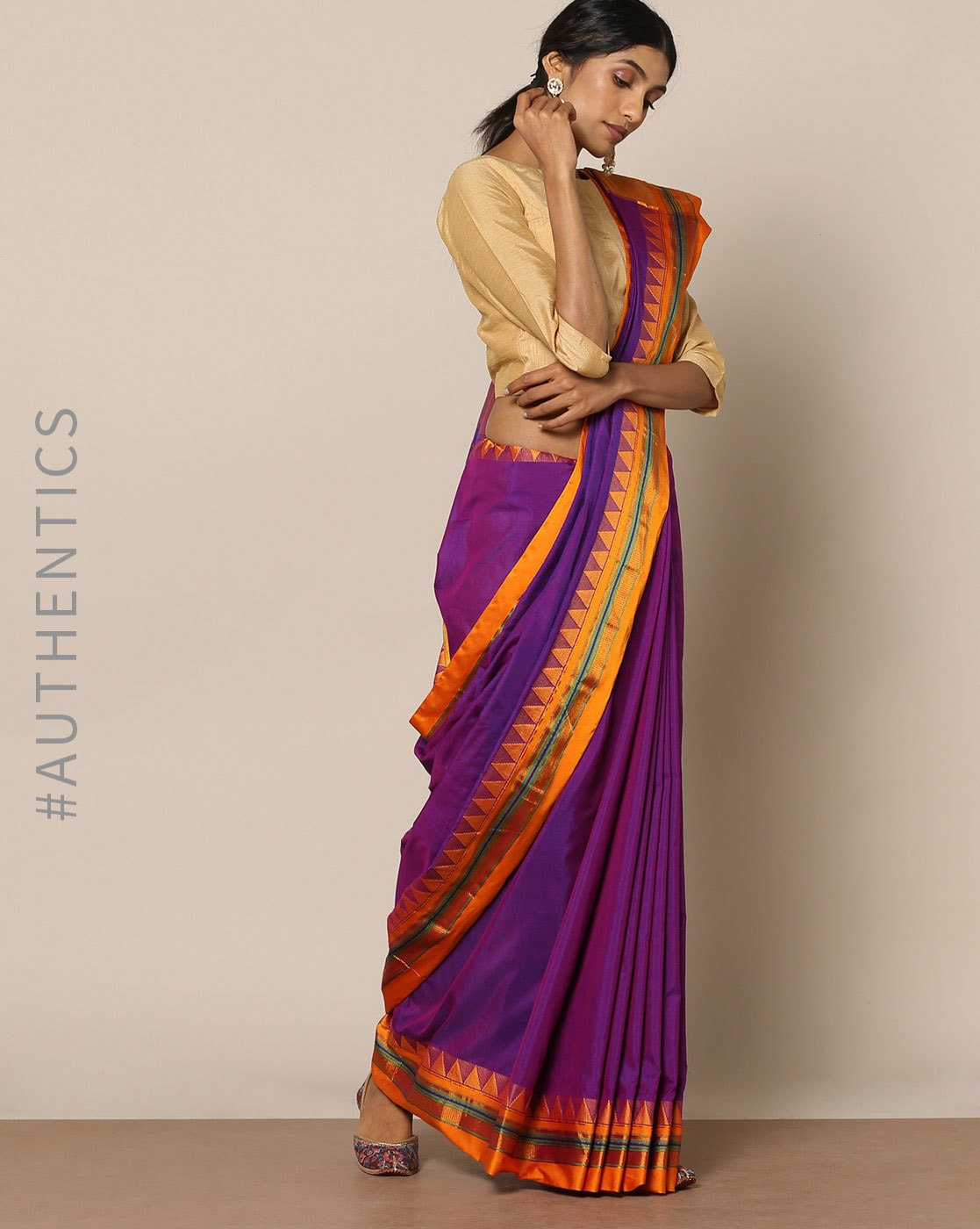 Checks ilkal saree with khunn pallu – WEAR COURAGE