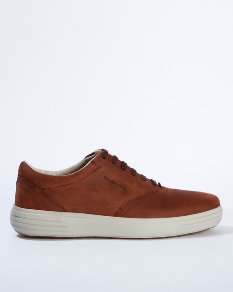 woodland leather casual shoes