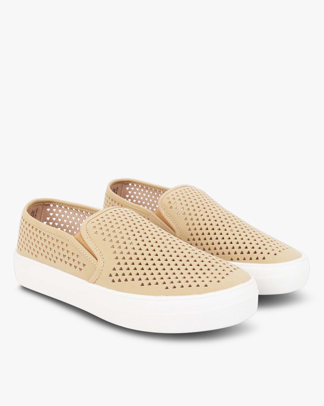 steve madden perforated slip on