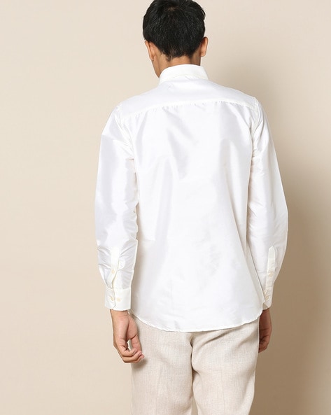 Off white 2024 silk shirt mens