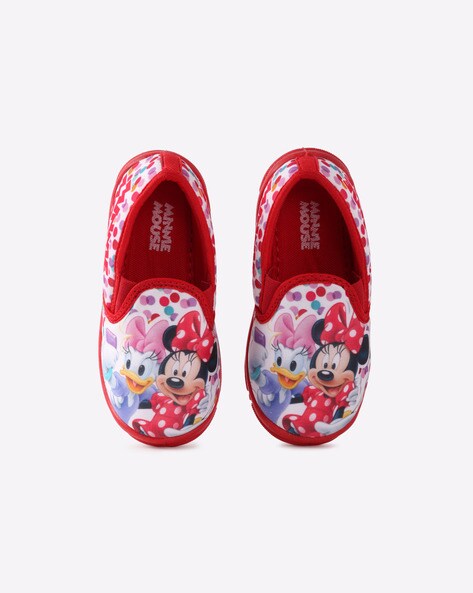 minnie mouse slip on shoes