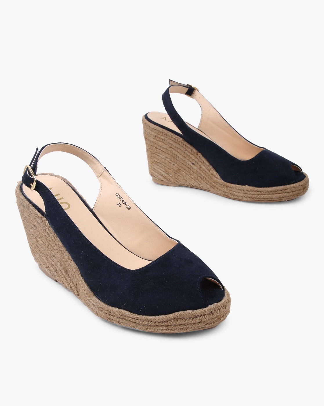 Buy Navy Blue Heeled Sandals for Women 