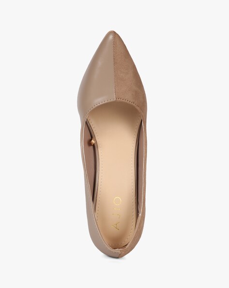 Buy Beige Heeled Shoes for Women by AJIO Online