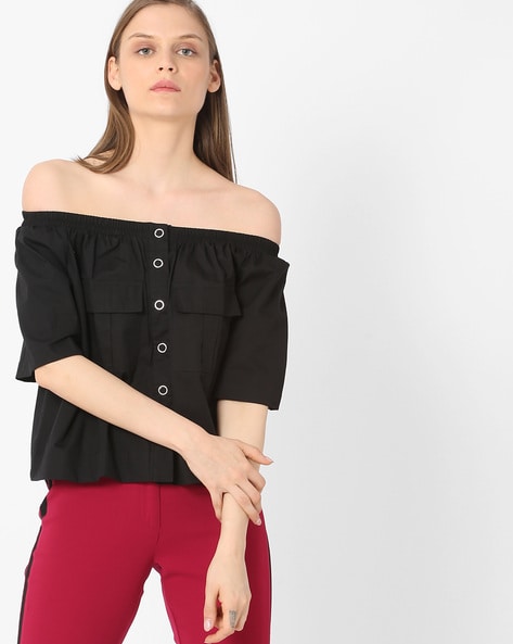 Buy Black Tops for Women by RIO Online