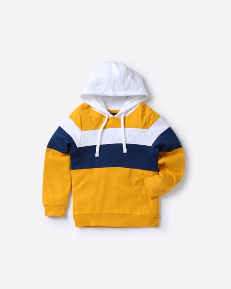 boys mustard hoodie