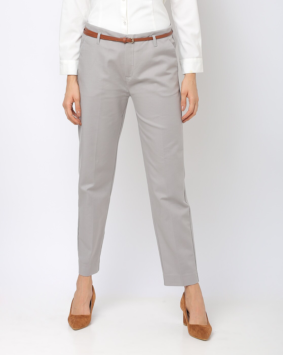 Trousers And Chinos  Yarn Dyed Trousers With Drawstring  United Colors of  Benetton Womens  Amy Edmondson