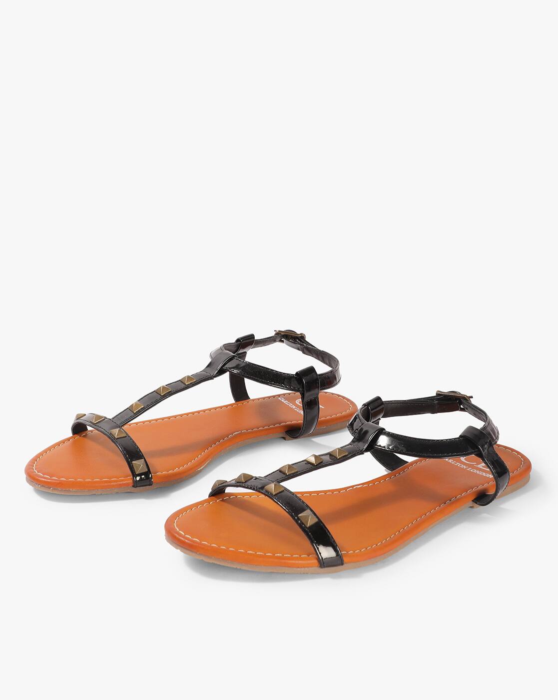 studded slip on sandals