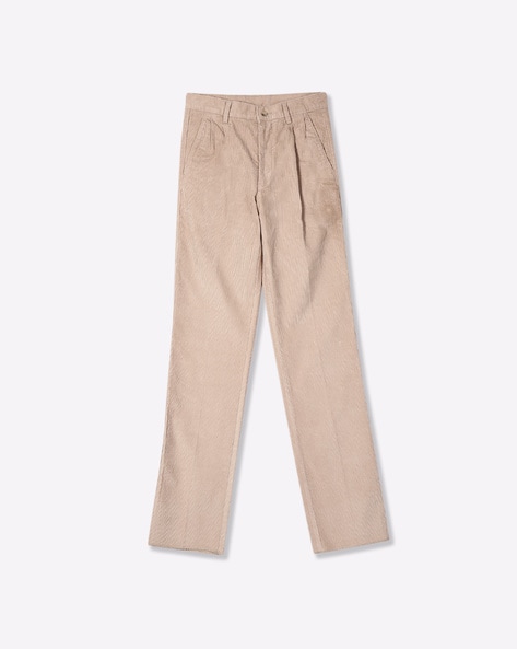 O'Connell's Pleated 10-Wale Corduroy Trouser - Grey - Men's Clothing,  Traditional Natural shouldered clothing, preppy apparel