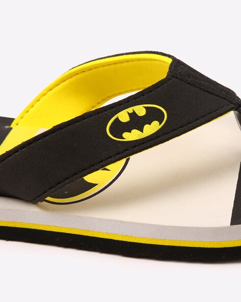 Batman Print Flip Flops