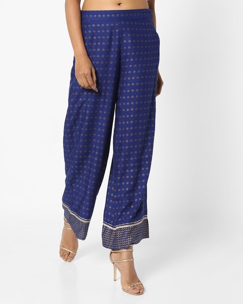 Printed Straight Pants Price in India