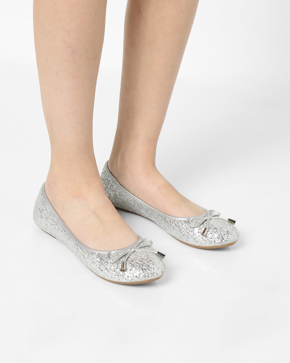 Buy Silver Flat Shoes for Women by Carlton London Online 