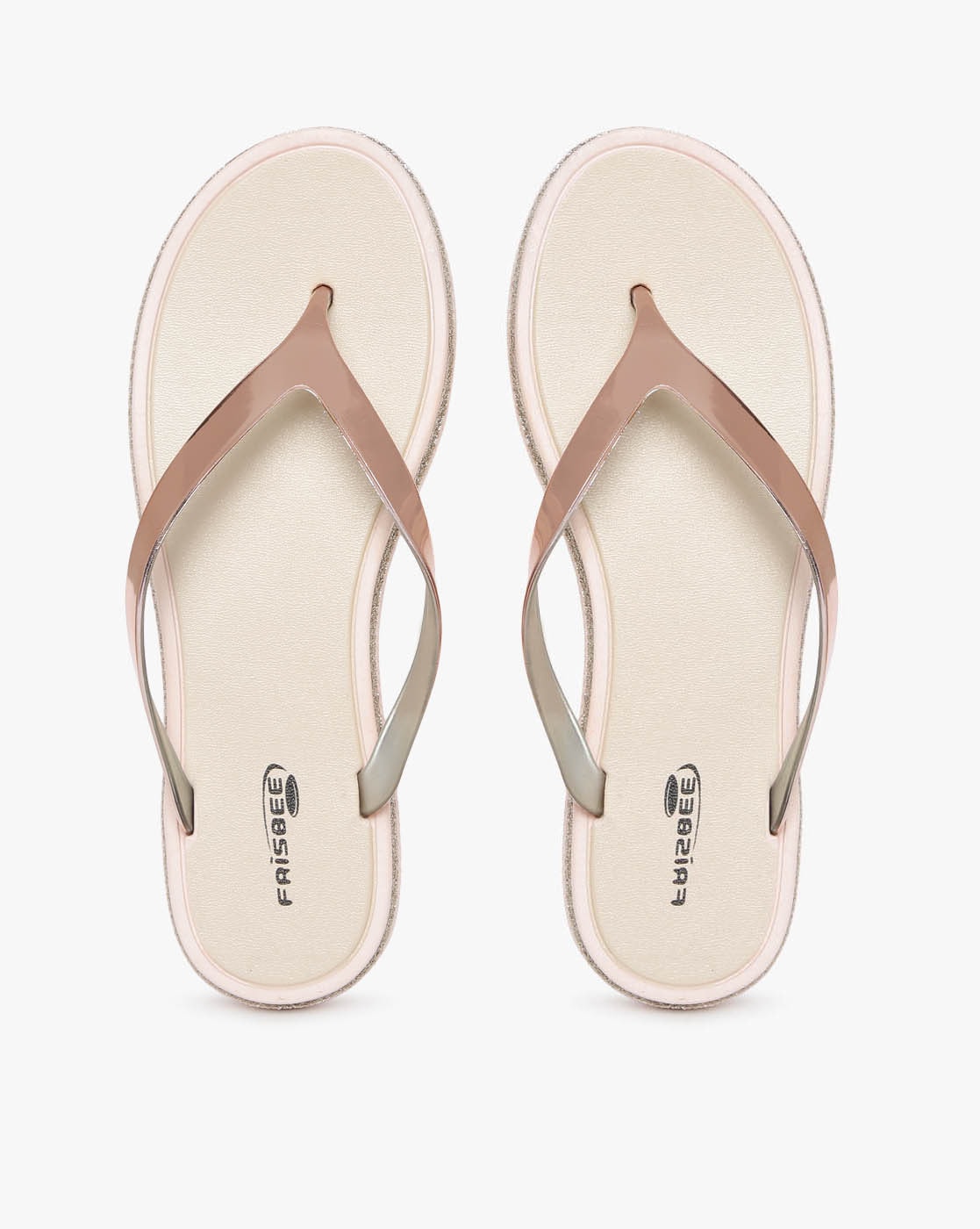 cheap rose gold flip flops