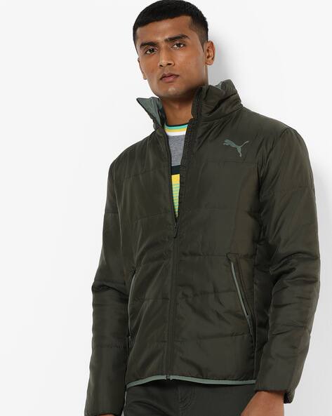 puma olive green jacket