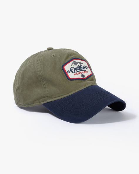 olive green baseball cap