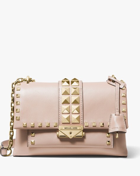 Buy Michael Kors Embellished Sling Bag with Chain Strap | Light Pink Color  Women | AJIO LUXE