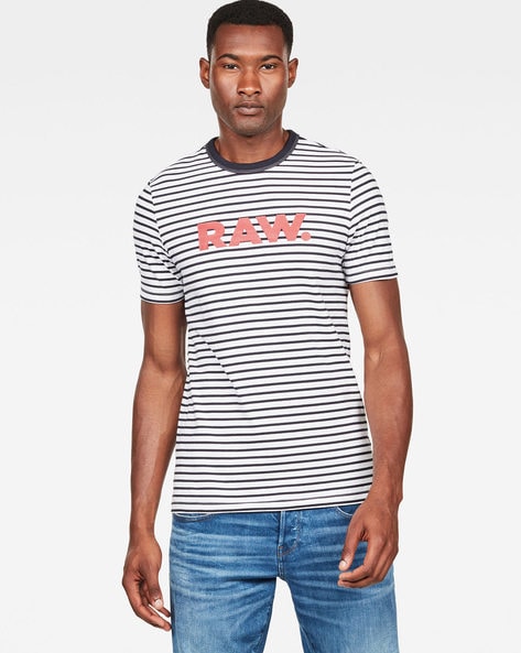 G star striped t on sale shirt