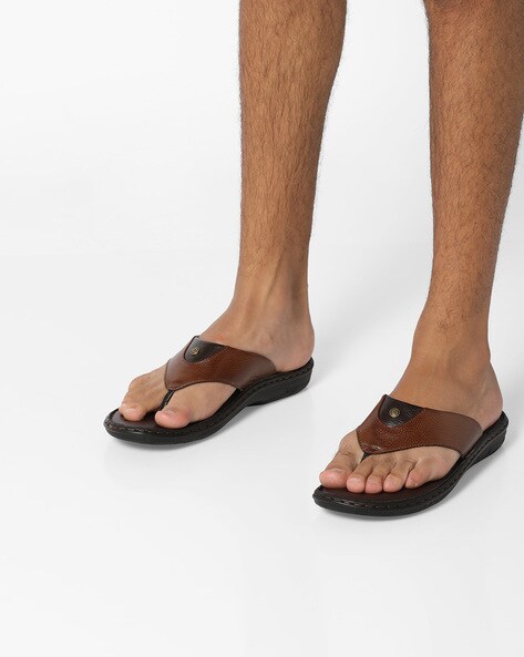 Buy Tan Brown Flip Flop \u0026 Slippers for 