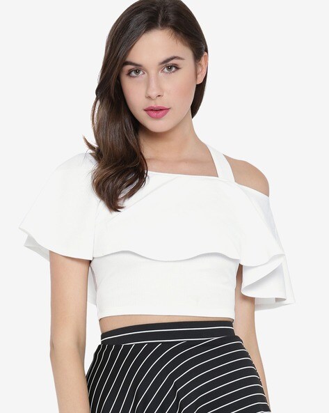 cheap white crop tops