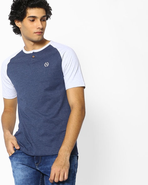 Buy Blue White Tshirts for Men Teamspirit Online | Ajio.com