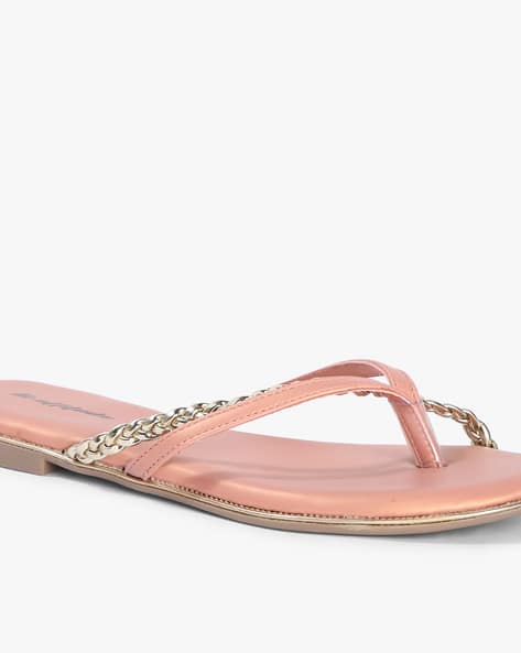 Thong-Strap Sandals with Braided Strap (Image - 3)