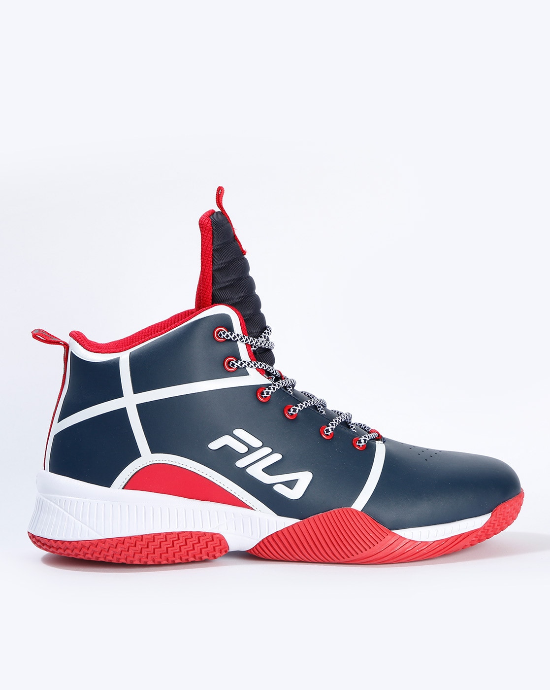 fila red basketball shoes