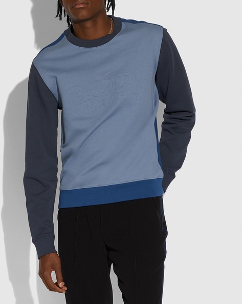 Men's coach sales sweatshirt