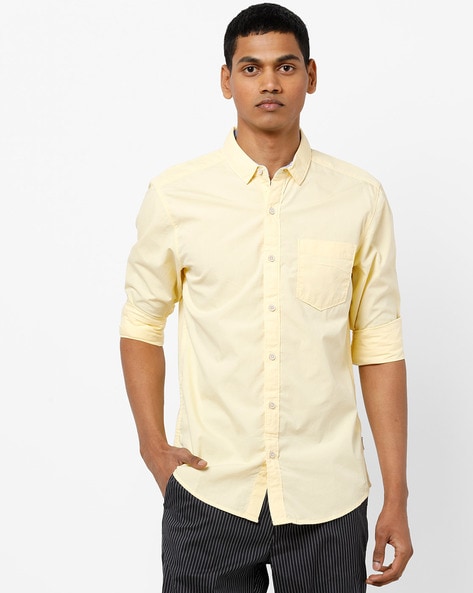 Buy Yellow Shirts for Men by WRANGLER Online 