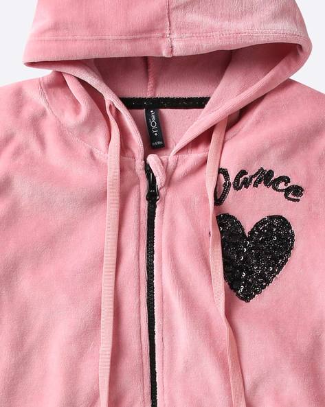 Buy Pink Sweatshirts & Hoodie for Girls by RIO GIRLS Online