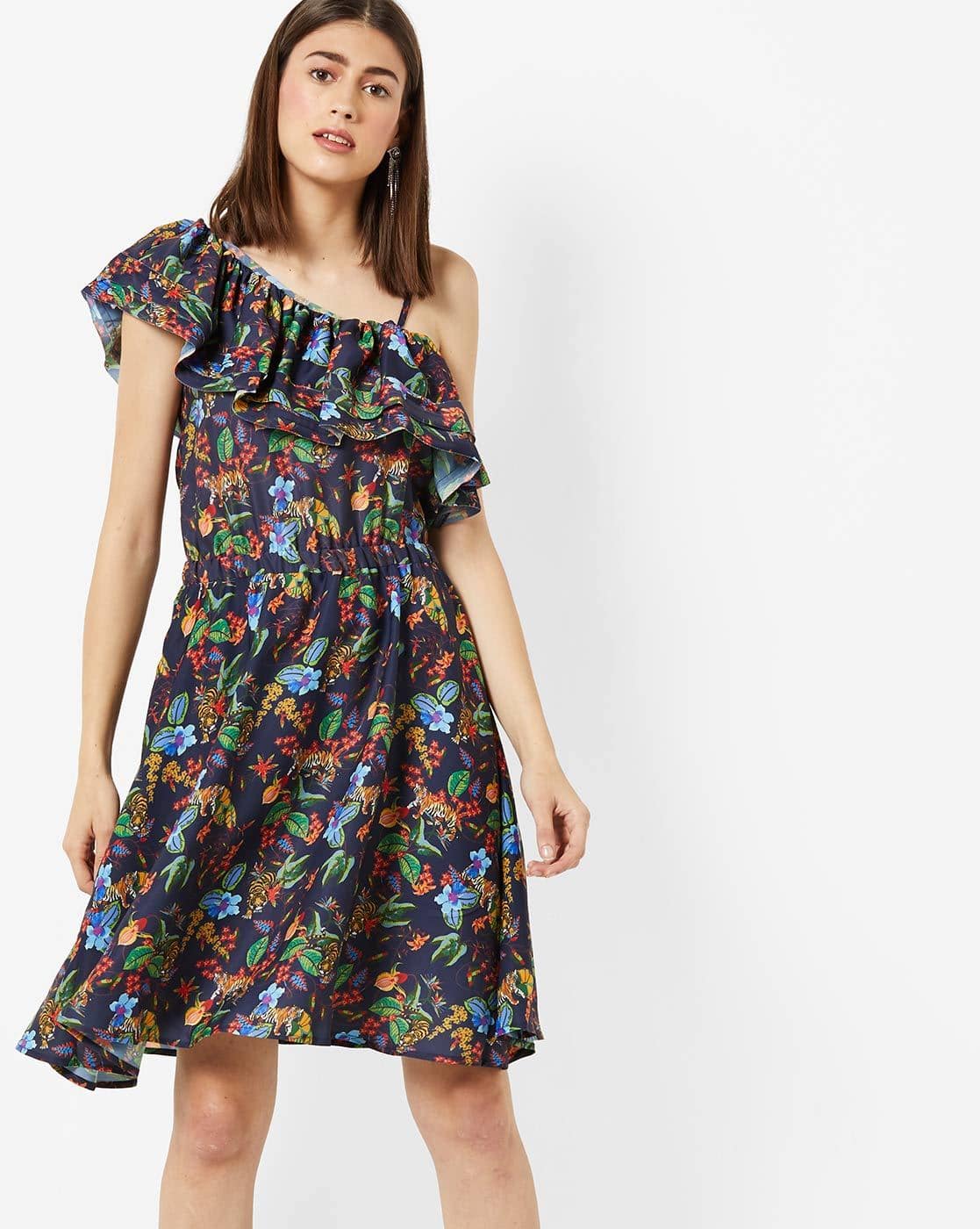 one piece dress ajio