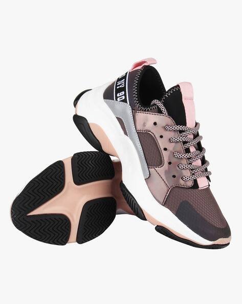 Steve Madden Ajax BLACK METALLIC Chunky Black - Depop