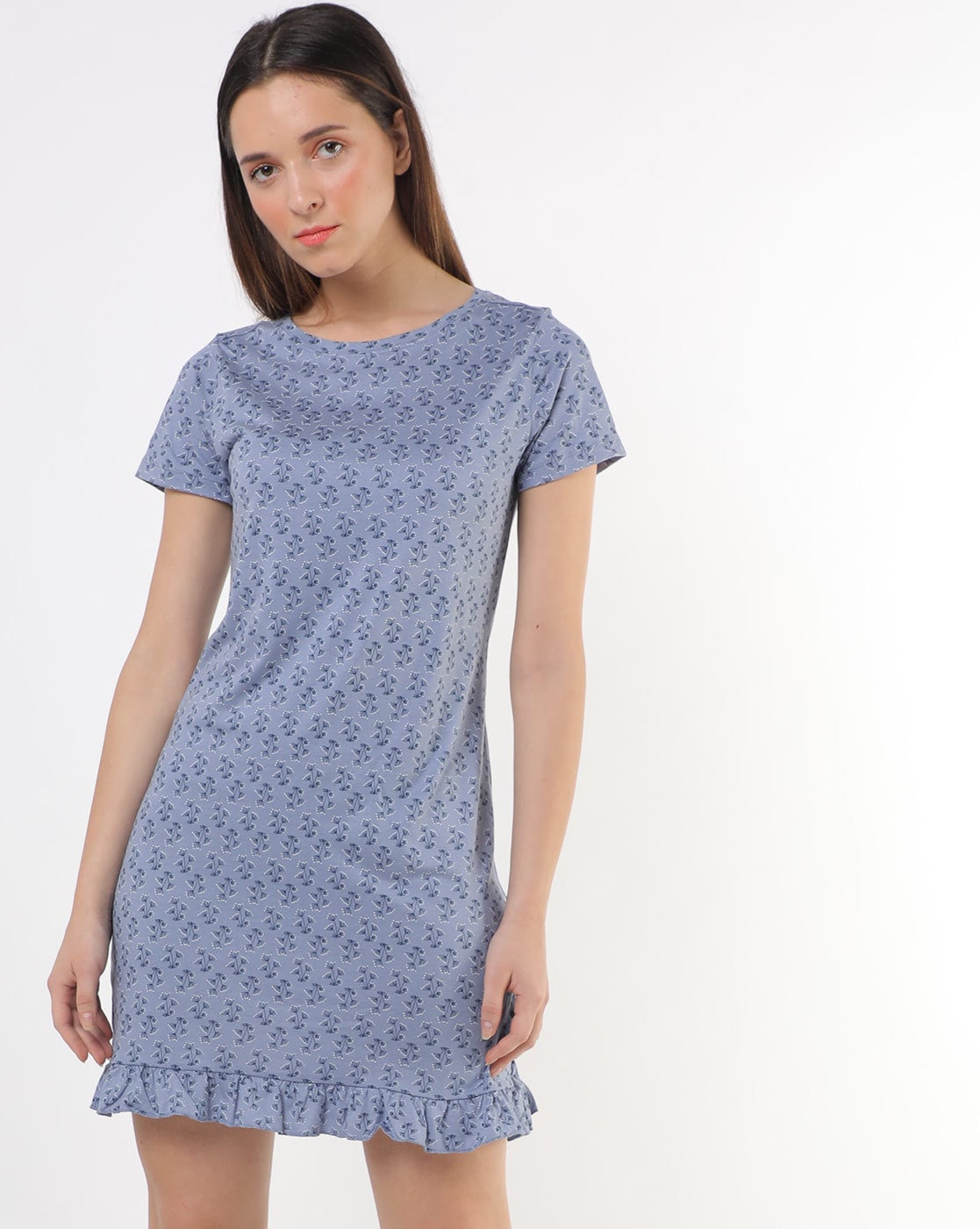 Jockey Better Basics Night Shirt Dress Women 2XL XXL Abstract Cotton India  $38 | eBay