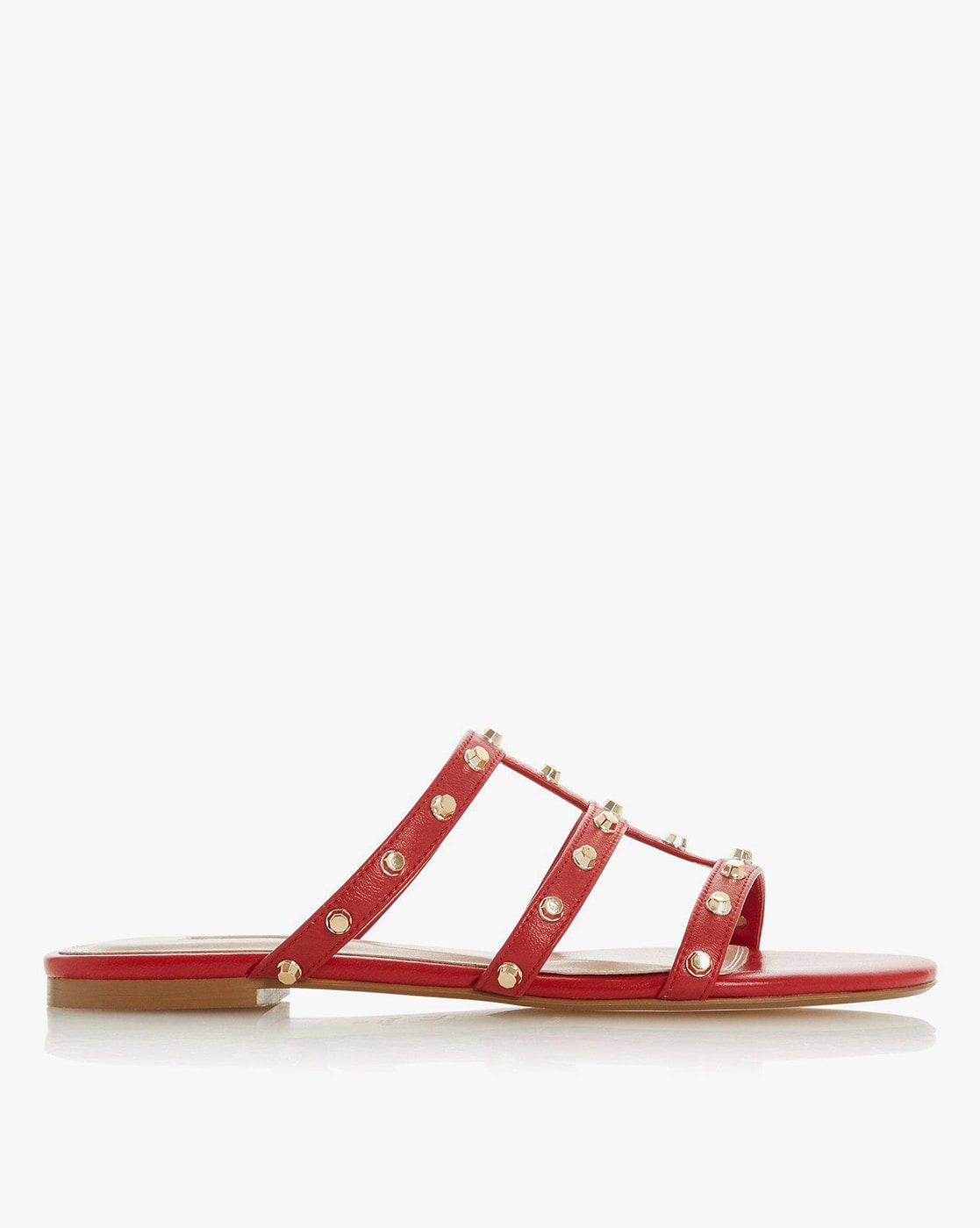 Buy Red Flat Sandals for Women by Dune London Online Ajio