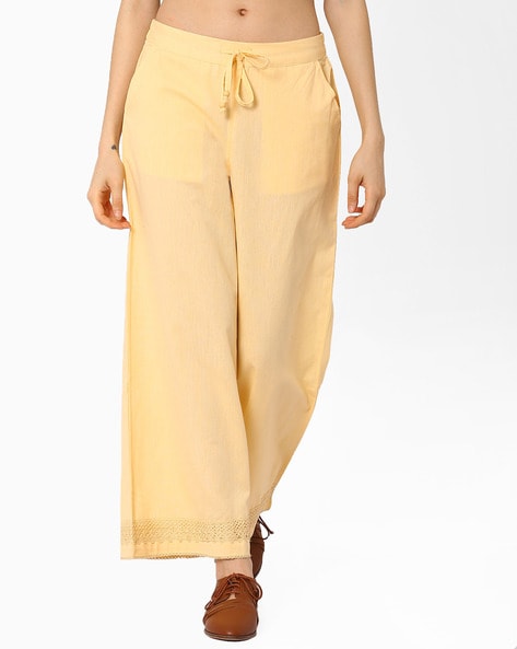 Palazzo pants online sales ajio