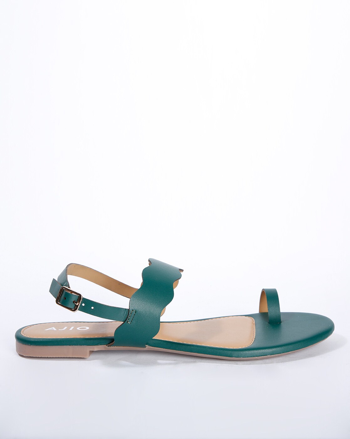 Buy Black Flat Sandals for Women by AJANTA Online | Ajio.com