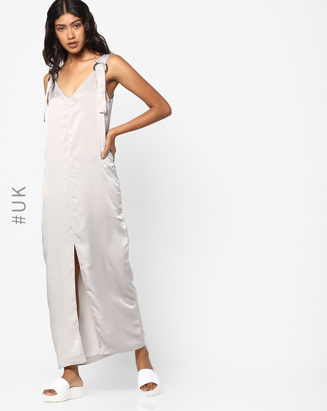 womens satin slip dress