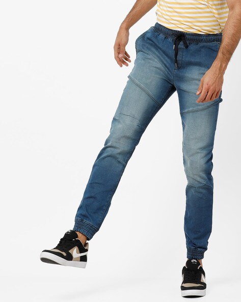 buy denim joggers online