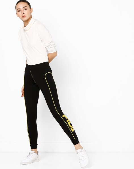 Buy Black Track Pants for Women by FILA Online