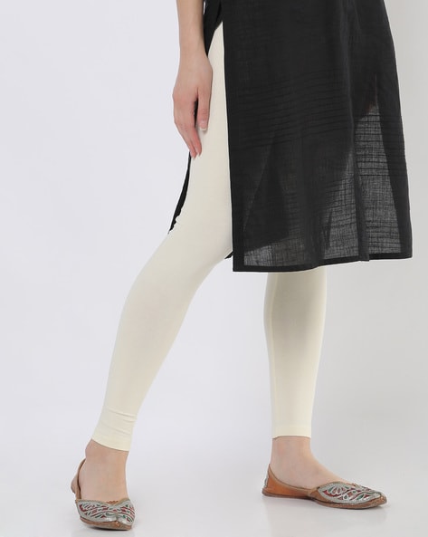 Buy White Leggings for Women by DeMoza Online