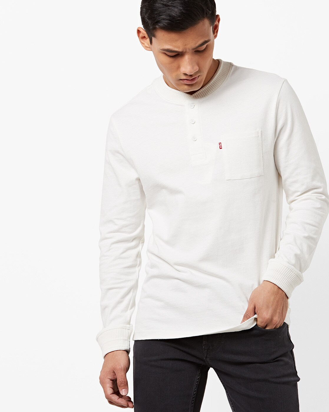 levi's henley t shirts