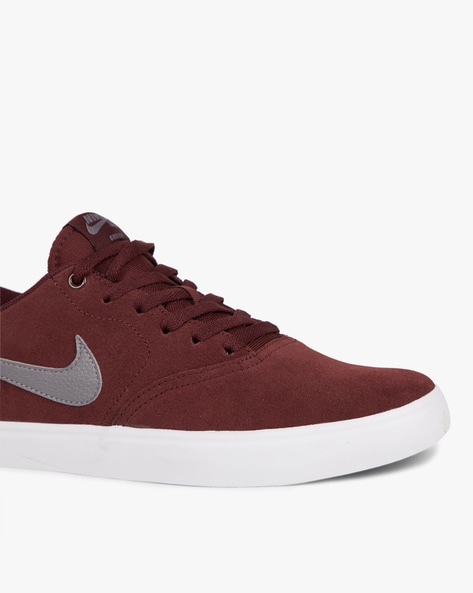 Nike shoes store maroon colour