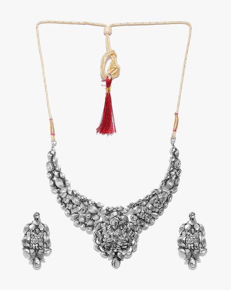 Buy Silver-Toned FashionJewellerySets 