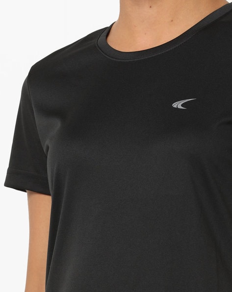 Buy Black Tshirts for Women by PERFORMAX Online