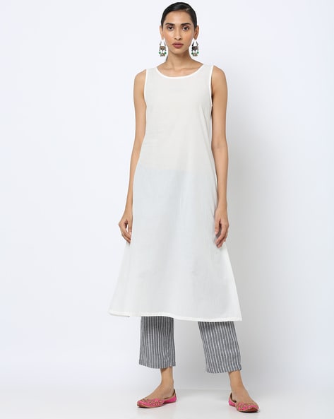 Buy White Kurta Suit Sets for Women by ZIVA FASHION Online | Ajio.com
