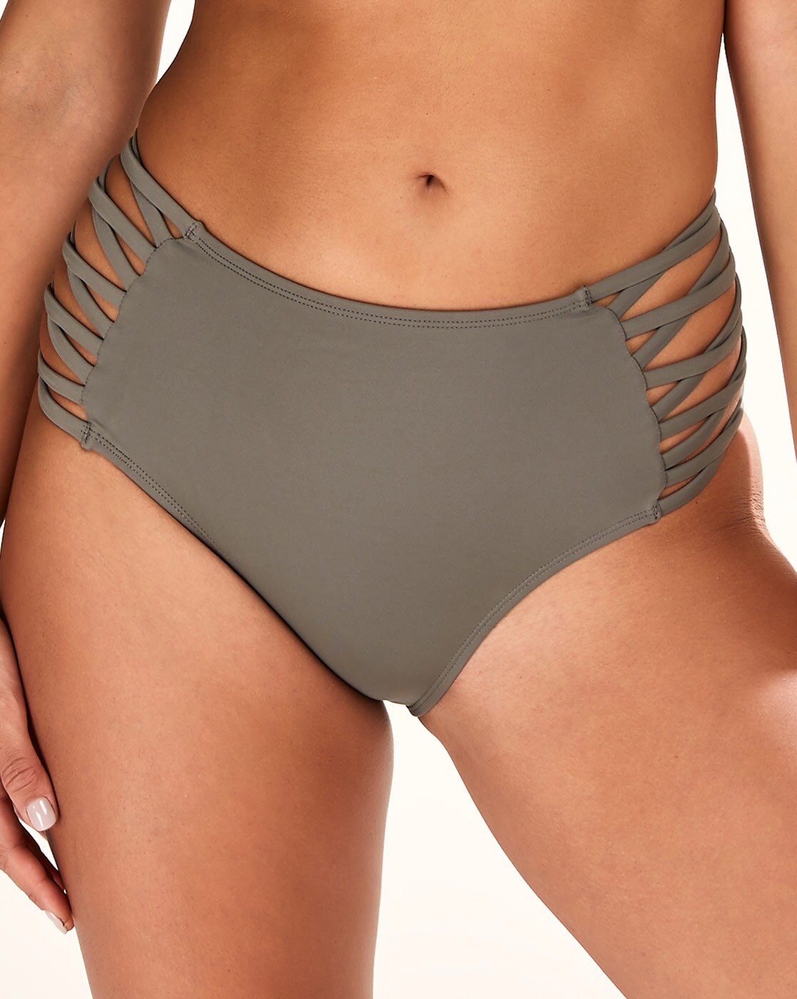khaki swimwear